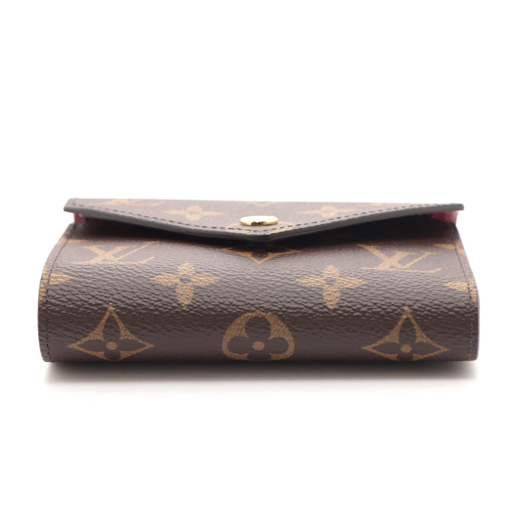 Louis Vuitton Portefeuille Victorine Monogram Fuchsia Trifold Wallet — view 3