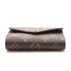 Louis Vuitton Portefeuille Victorine Monogram Fuchsia Trifold Wallet — view 3