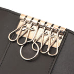 Gucci GG Embossed Key Case Black Leather Key Holder — view 5