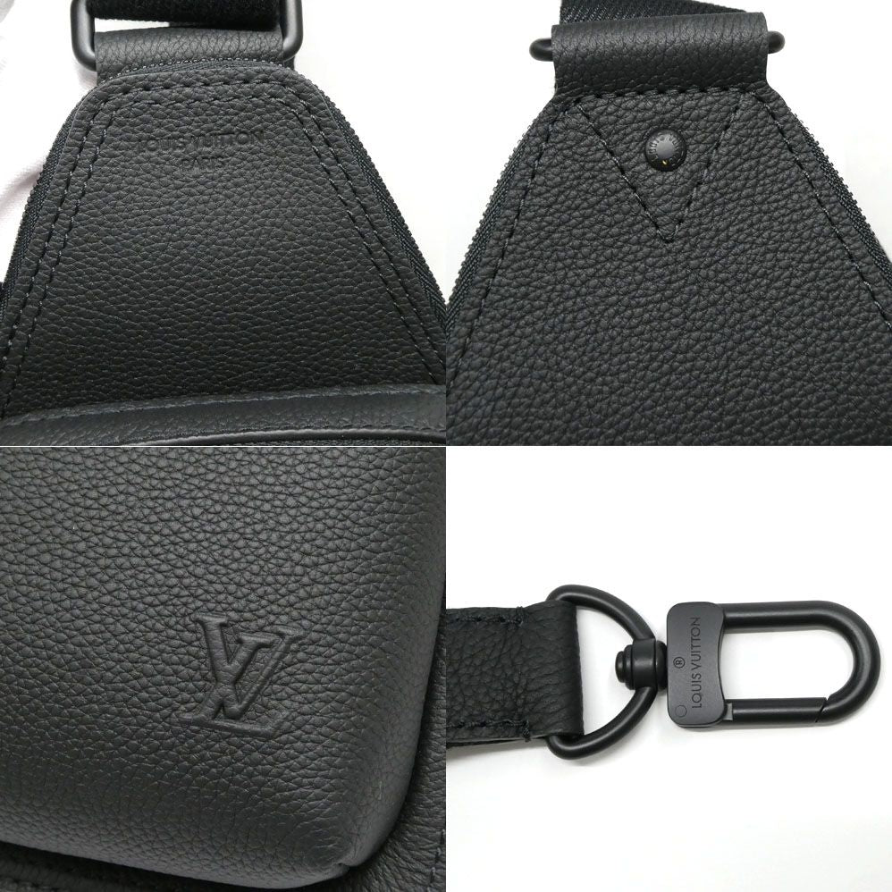 Louis Vuitton Avenue Sling Bag PM LV Aerogram Noir Calfskin — view 8