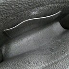Hermes Vide Poche Bag Black Silver Crossbody — view 6