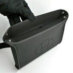 Hermes Vide Poche Bag Black Silver Crossbody — view 5