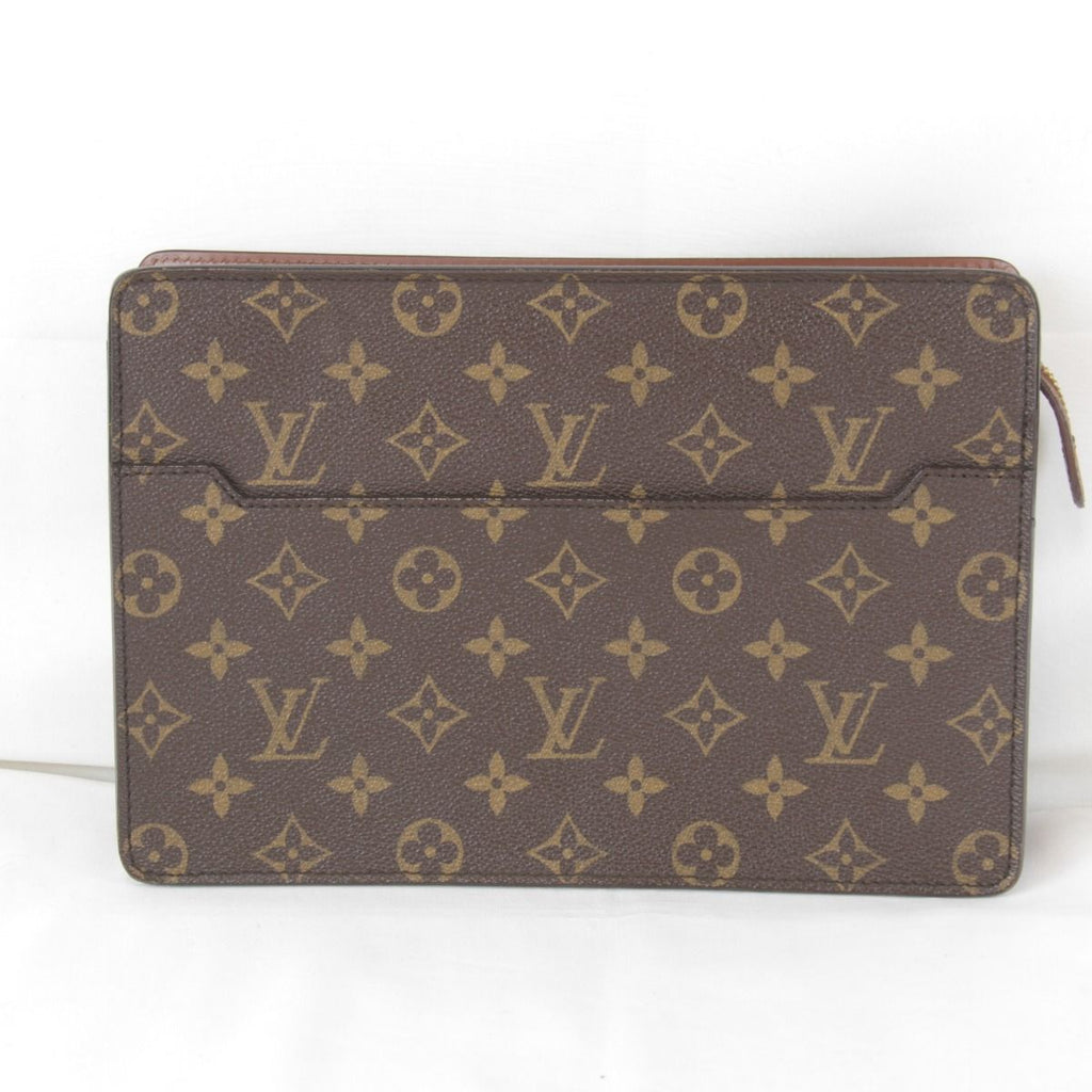Louis Vuitton Monogram Pochette Homme Second Bag Canvas Brown — view 2