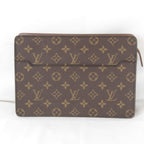 Louis Vuitton Monogram Pochette Homme Second Bag Canvas Brown — view 2