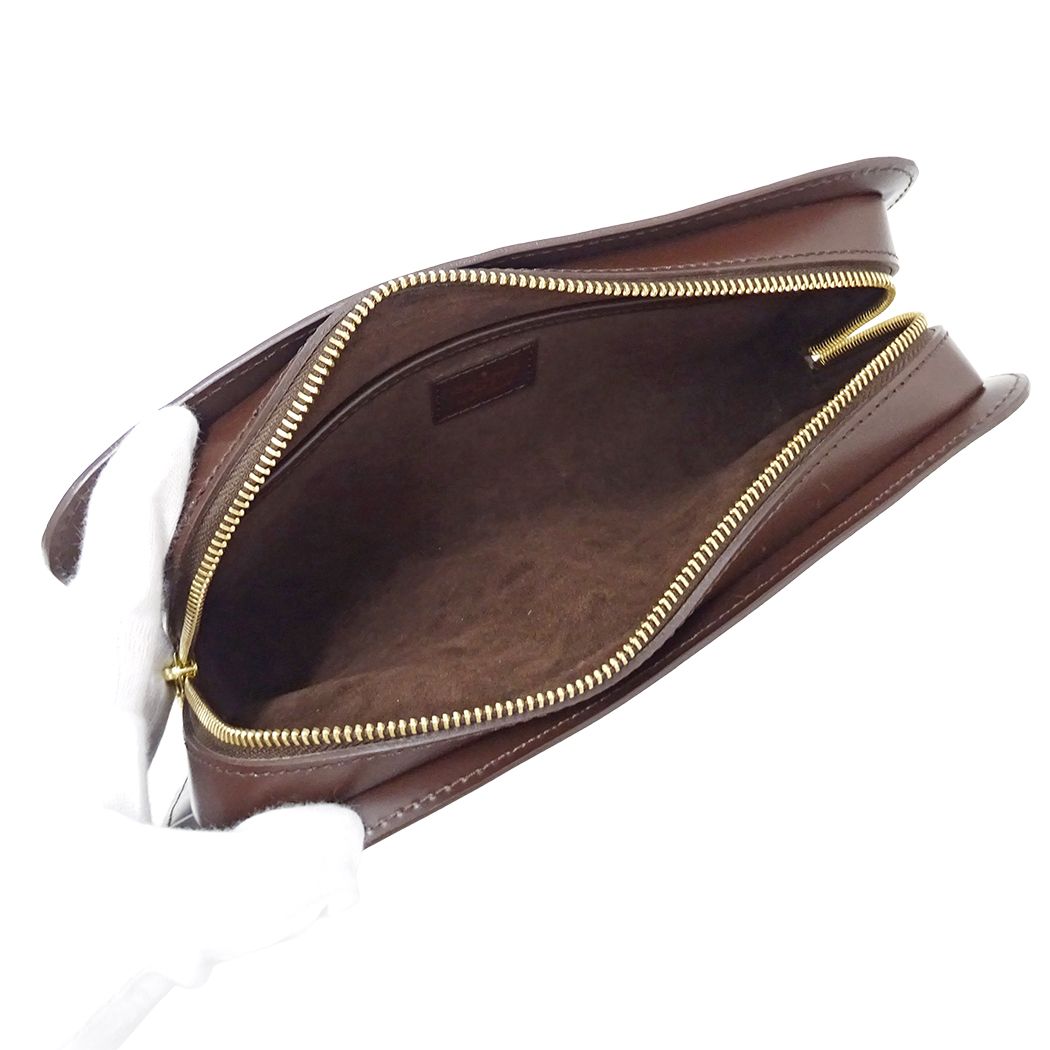 Louis Vuitton Damier Clutch Saint Louis Brown — view 5
