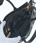 Prada Bonnie Leather Mini Handbag — view 4