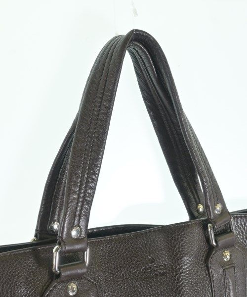 Gucci Leather Tote Bag Brown — view 5