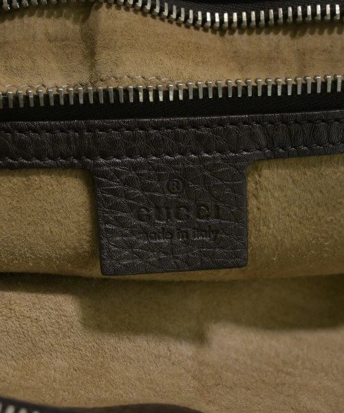 Gucci Leather Tote Bag Brown — view 4
