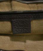 Gucci Leather Tote Bag Brown — view 4