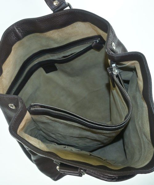 Gucci Leather Tote Bag Brown — view 3