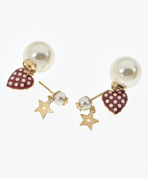 Dior Pearl Earrings Gold — view 5