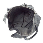Chanel Wild Stitch Brands Leather Black Silver Mini Boston Bag — view 5
