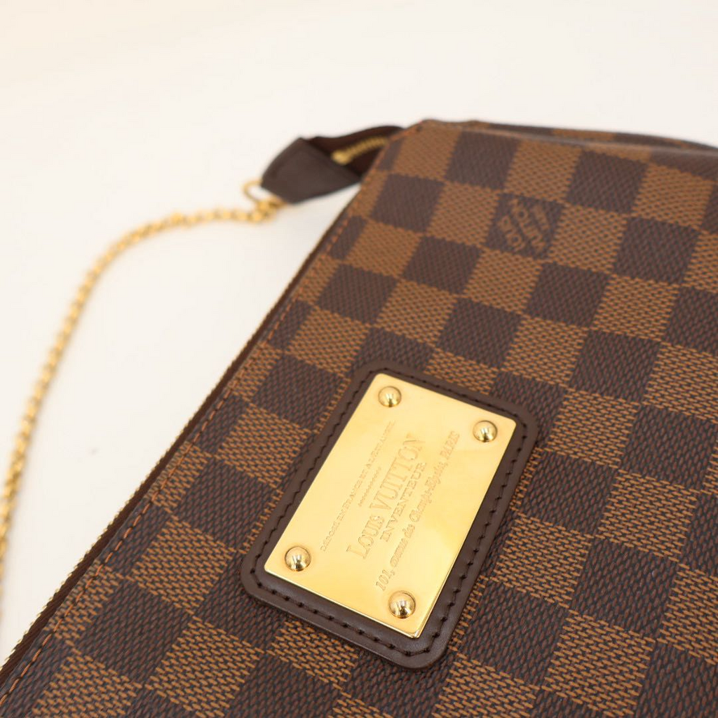 Louis Vuitton Sophie 2-Way Handbag Bag Leather Damier Brown — view 4