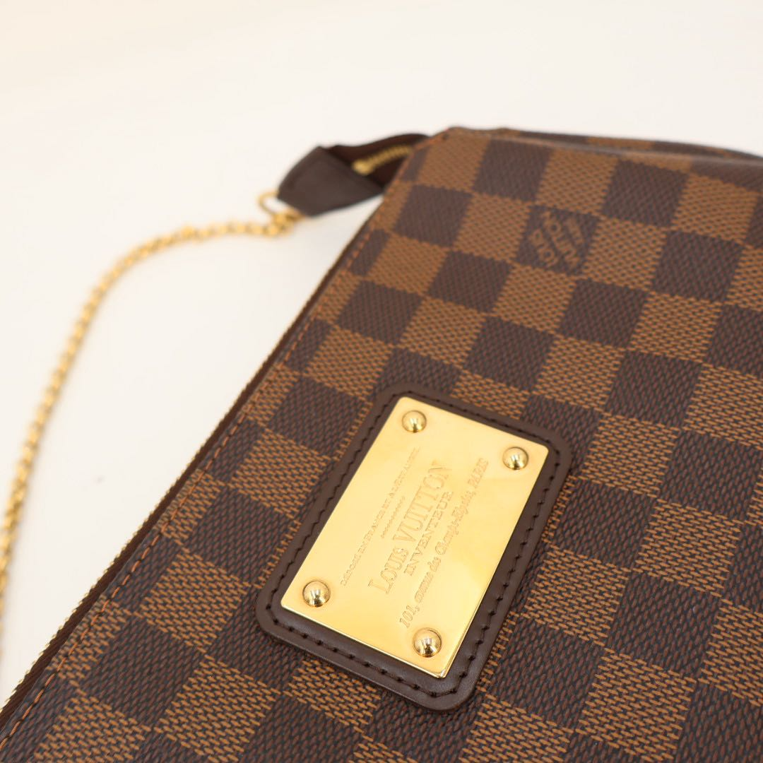 Louis Vuitton Sophie 2-Way Handbag Bag Leather Damier Brown — view 4