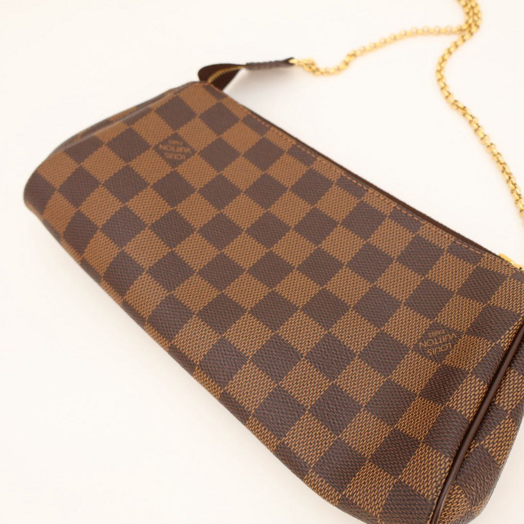 Louis Vuitton Sophie 2-Way Handbag Bag Leather Damier Brown — view 5
