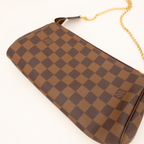 Louis Vuitton Sophie 2-Way Handbag Bag Leather Damier Brown — view 5