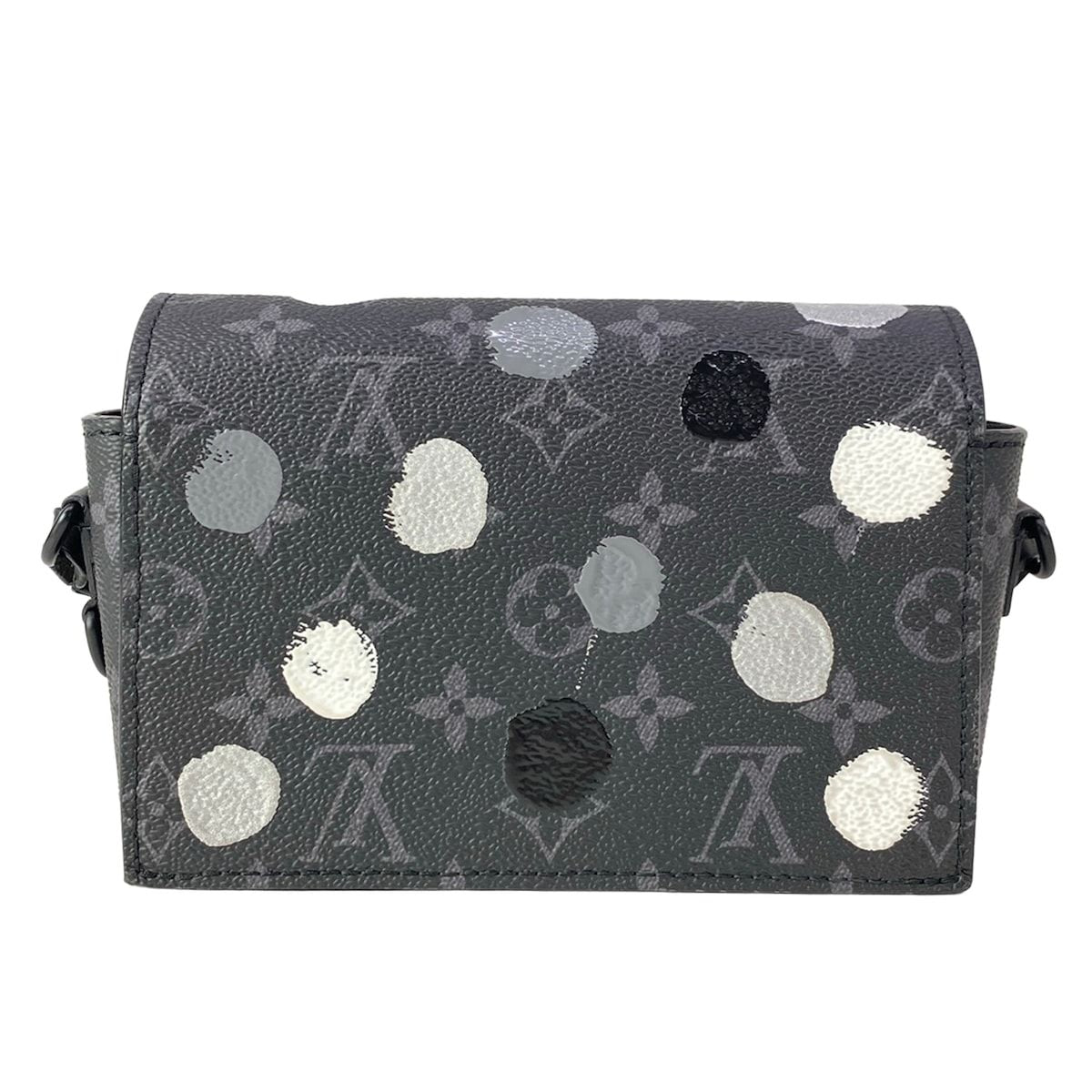 Louis Vuitton Wallet x Yayoi Kusama Steamer Wearable Monogram Eclipse Gray — view 2