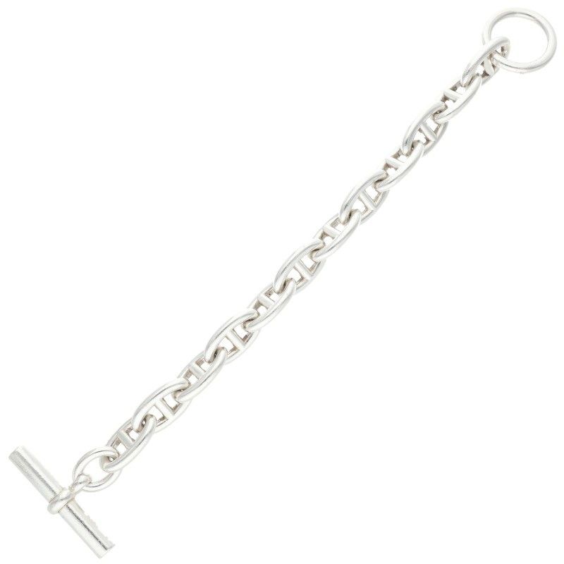 Hermes Chaine D'ancre GM Silver Bracelet — view 2