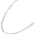 Hermes Kelly Chaine MM Silver Necklace MM