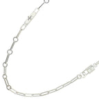 Hermes Kelly Chaine MM Silver Necklace MM