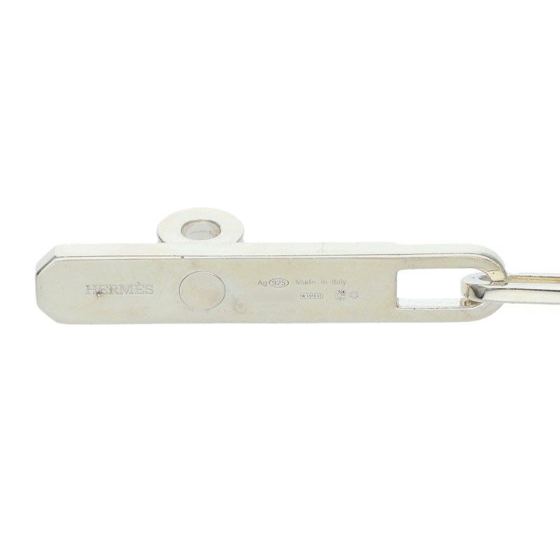 Hermes Kelly Chaine MM Silver Necklace MM — view 3