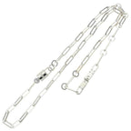 Hermes Kelly Chaine MM Silver Necklace MM — view 2