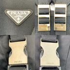 Prada Backpack Black Tessuto Nylon Card Included — view 7