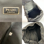 Prada Backpack Black Tessuto Nylon Card Included — view 8