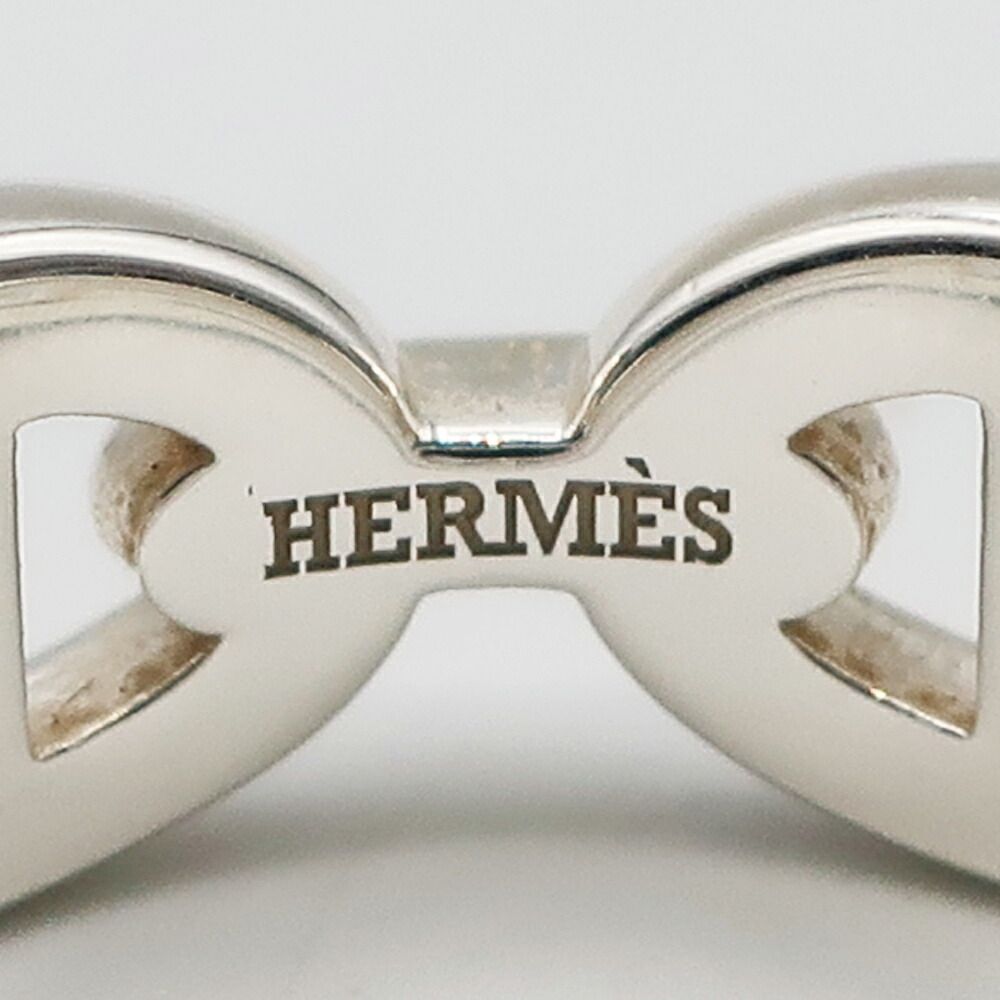 Hermes Chaine D'ancre Enchainee PM Ring 53 Silver — view 5