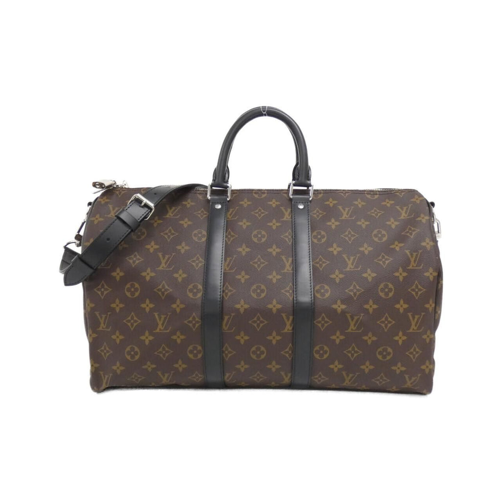 Louis Vuitton Monogram Macassar Keepall Bandouliere 45 Boston Bag