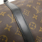 Louis Vuitton Monogram Macassar Keepall Bandouliere 45 Boston Bag — view 2