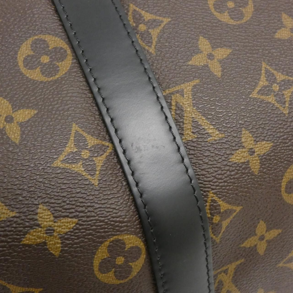 Louis Vuitton Monogram Macassar Keepall Bandouliere 45 Boston Bag — view 3