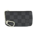 Louis Vuitton Damier Graphite Card Key Case Pochette Cles Coin & Key Holder
