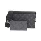 Louis Vuitton Monogram Eclipse Reverse Gaston Wearable Wallet Shoulder Bag