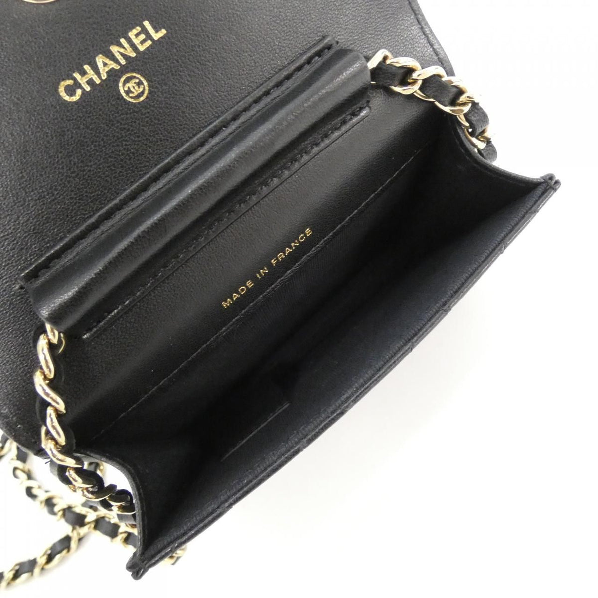 Chanel Chain Clutch Black — view 7