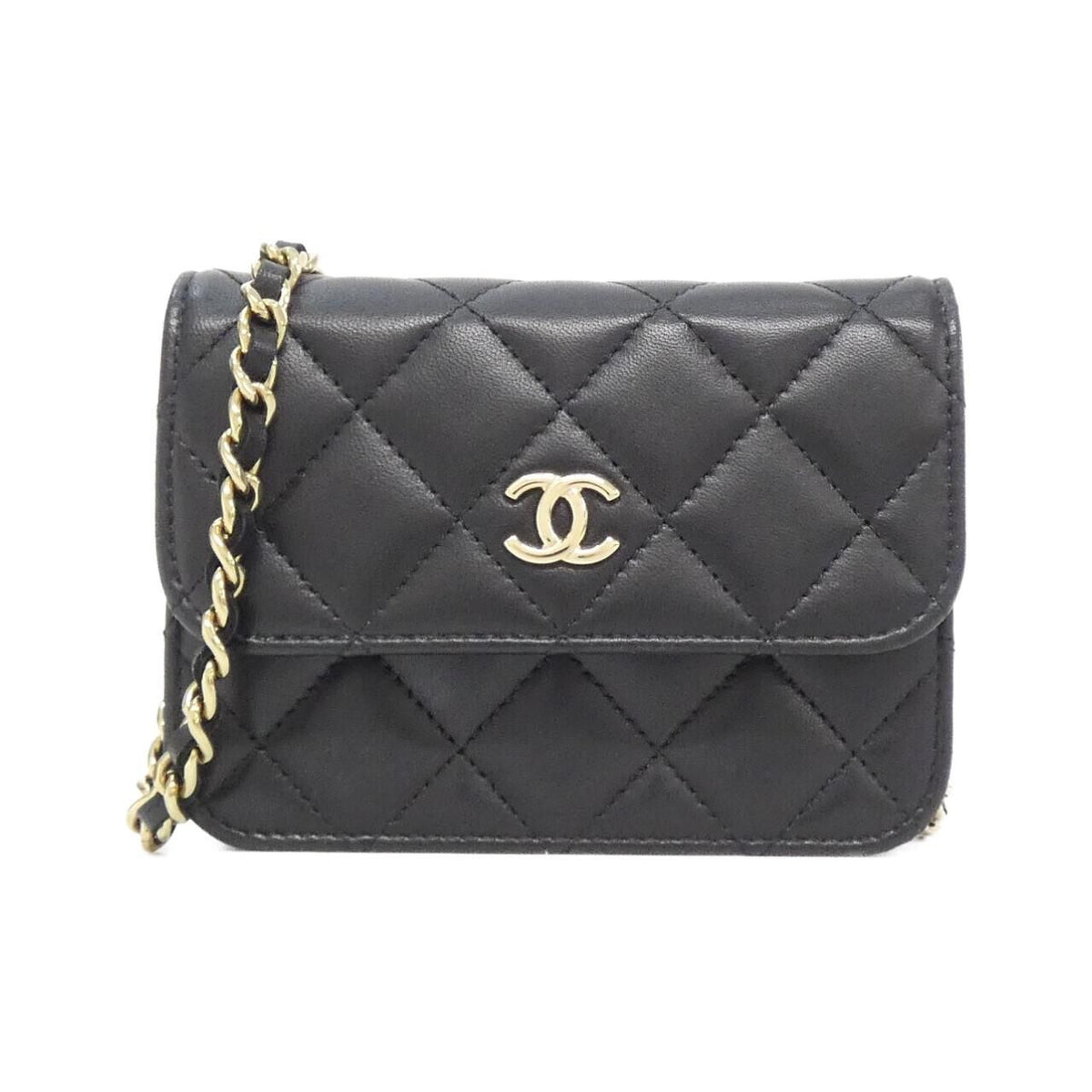 Chanel Chain Clutch Black