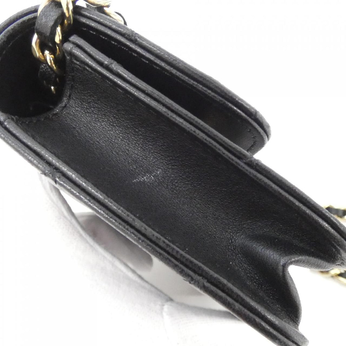 Chanel Chain Clutch Black — view 4