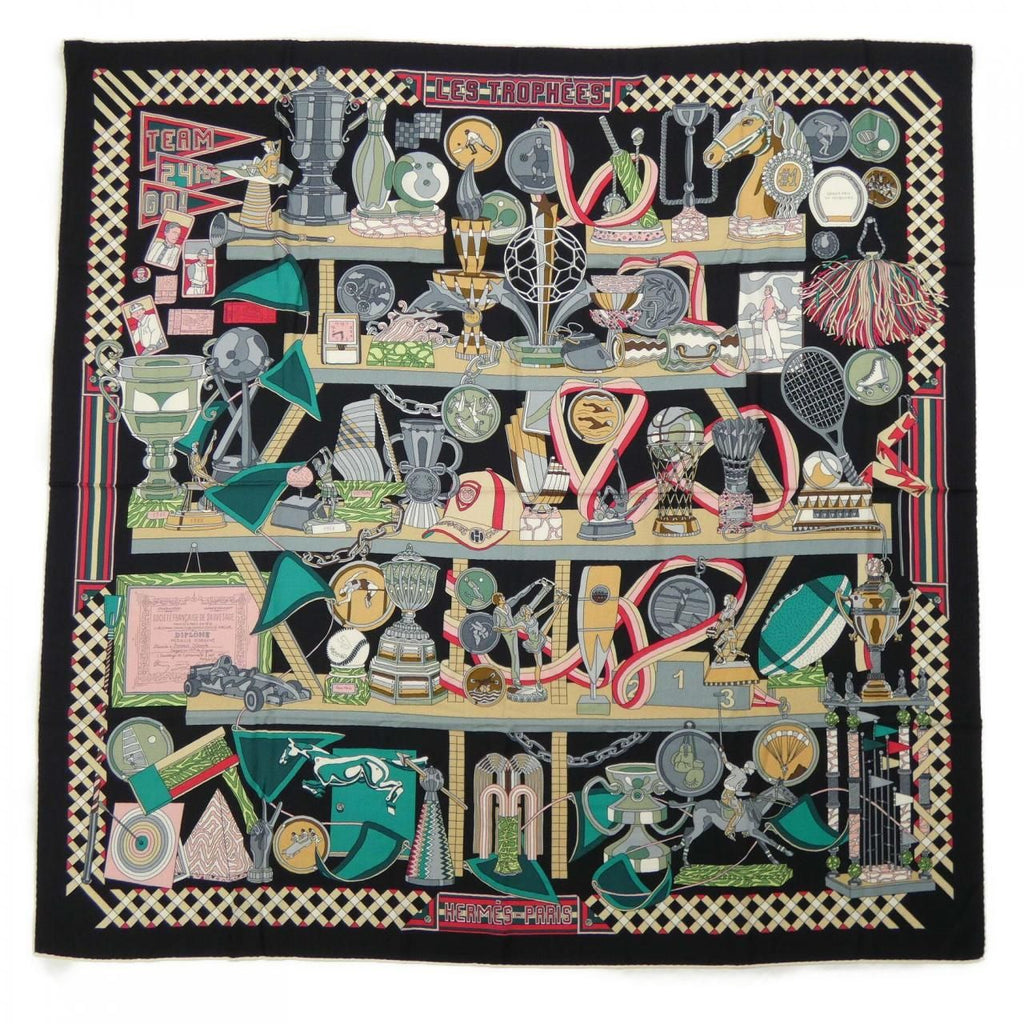 Hermes Trophy Carre Geant 140 Shawl Scarf