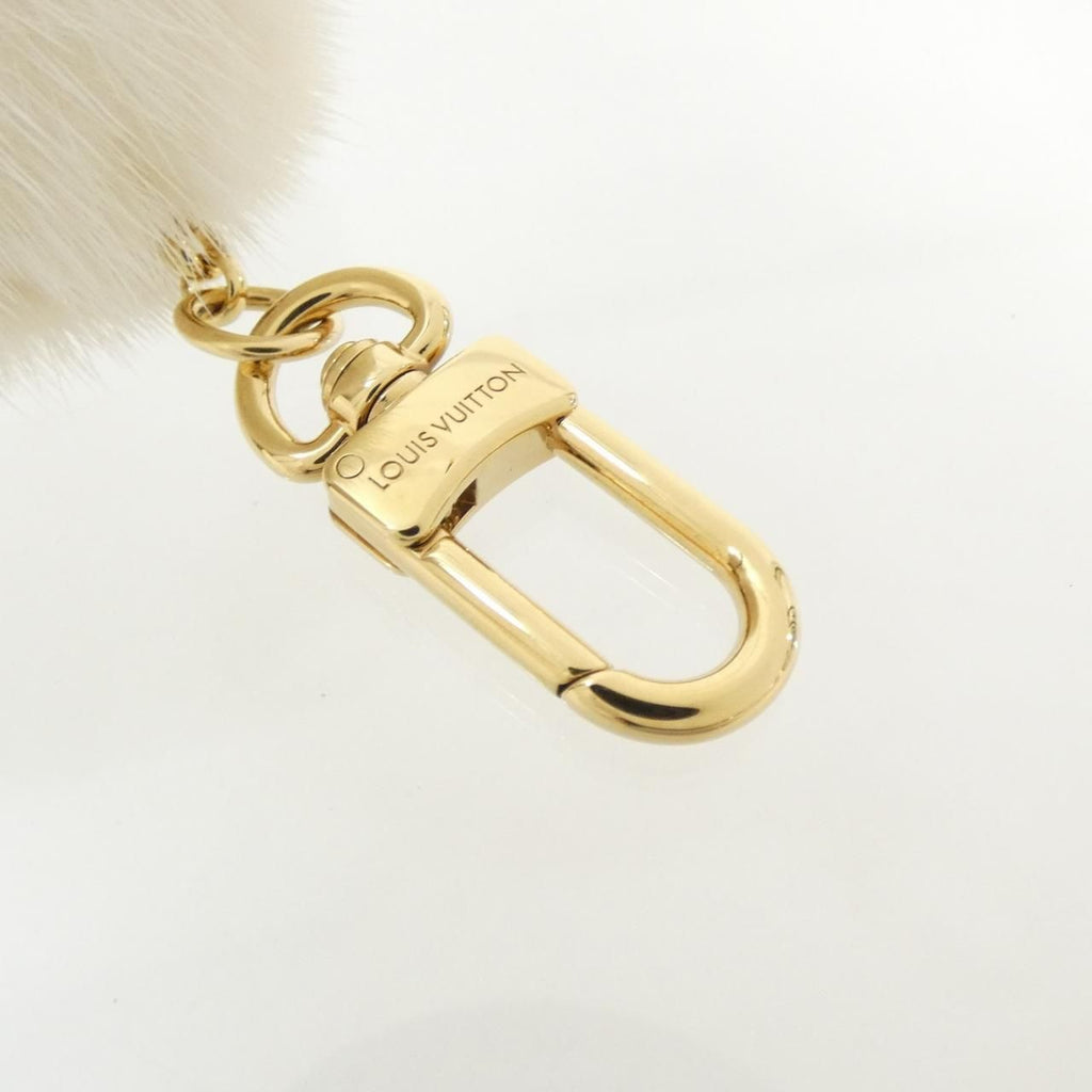 Louis Vuitton Monogram Bag Charm LV Panda Pom Key Ring — view 4