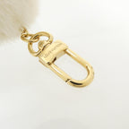 Louis Vuitton Monogram Bag Charm LV Panda Pom Key Ring — view 4