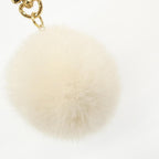 Louis Vuitton Monogram Bag Charm LV Panda Pom Key Ring — view 3