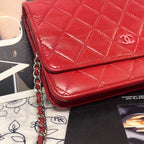 Chanel Pink Coco Chain Wallet Quilted Shoulder Bag — view 5