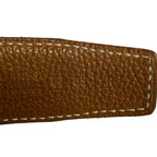 Hermes Belt 85 H Black Gold Silver Leather — view 5