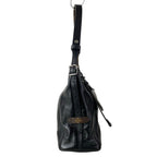 Louis Vuitton Shoulder Bag Carryall Black Leather — view 2
