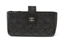 Chanel Pouch Card Case Coin Purse Leather Black