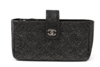 Chanel Pouch Card Case Coin Purse Leather Black