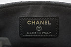 Chanel Pouch Card Case Coin Purse Leather Black — view 6