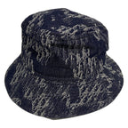 Dior Hat T3 Dark Gray White Bucket Hat Cotton