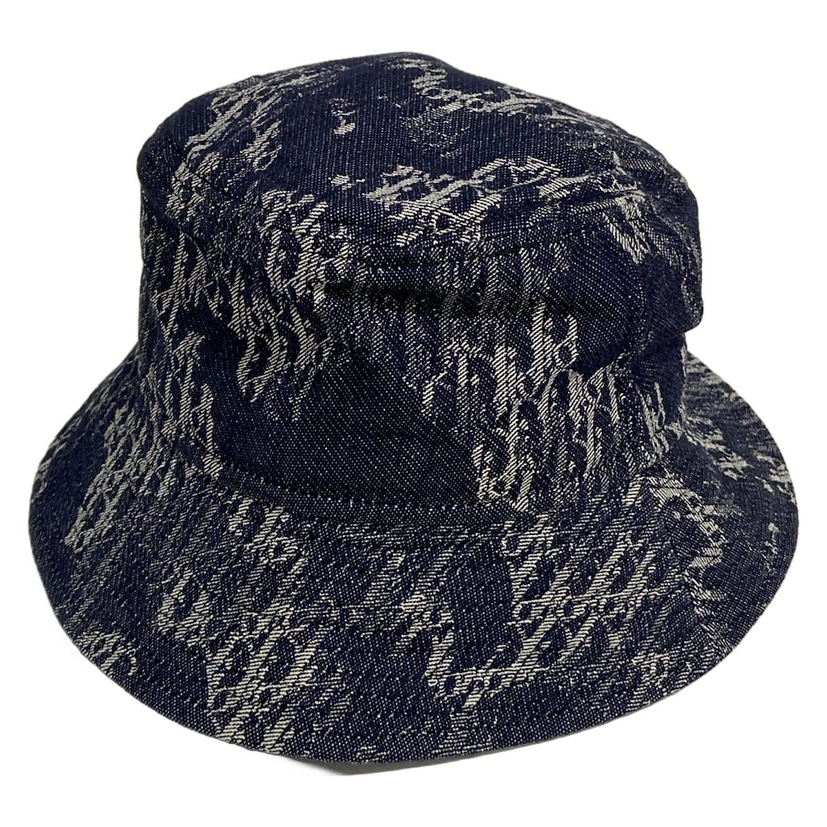 Dior Hat T3 Dark Gray White Bucket Hat Cotton