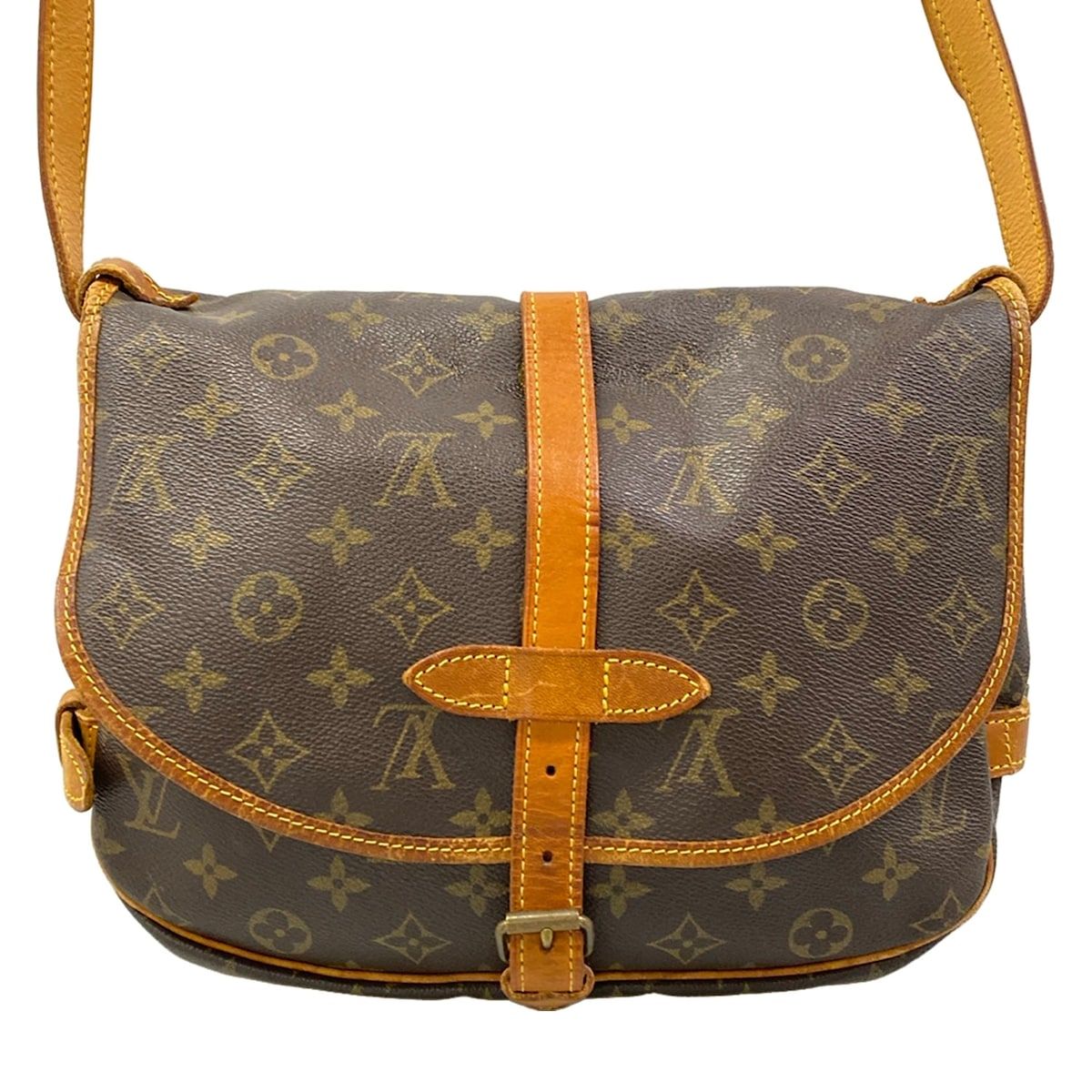 Louis Vuitton Shoulder Bag Monogram Saumur 30 — view 3